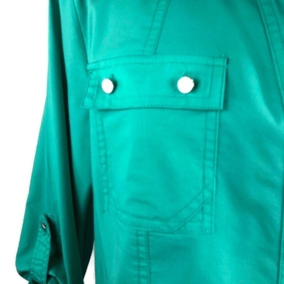 CHRISTOPHER & Banks Casual Button Down Shirt Top - Picture 4 of 8